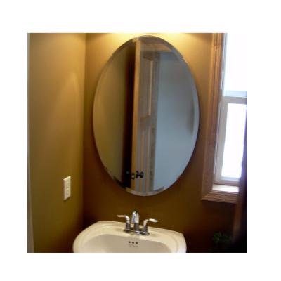 China 2021 Wholesale Contemporary Decorative Mirror Glass Coated Silver Used For Bathroom for sale