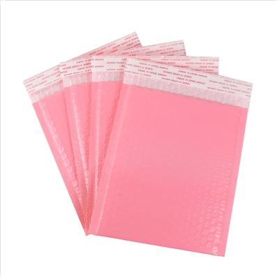 China Cosmetics China Dispenser Pink Bubble Mailers Mailing Bags For Accessories Bundles for sale