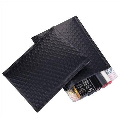 China Cosmetics China Supplier Black Pearl Film Inflatable Wraps Bubble Mailer Mailing Bags for sale