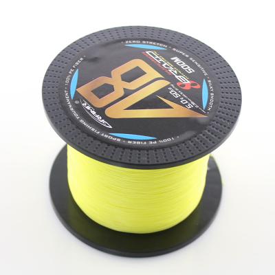 China Factory Supply OEM/ODM 8 Strand Direct PE Braided Fishing Sink Line Custom Design Braided Fishing Line For Raft Fishing for sale