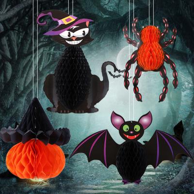 China Outdoor Banner Halloween Spider Bat Hanging Decoration, Halloween Ornament for sale