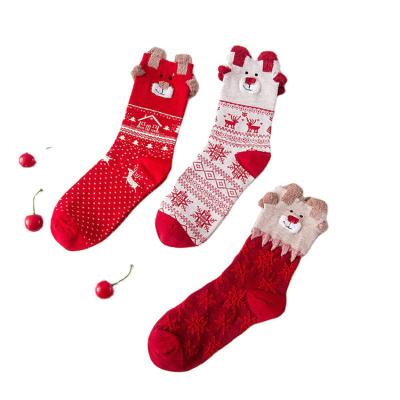 China Hot Promotion Gift Set To Keep Warm Thick Christmas Tree Christmas Socks Stockings Along for sale