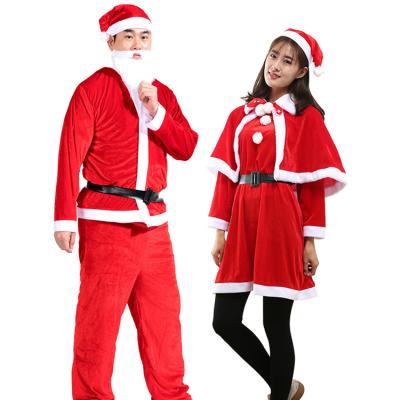 China Fashion Christmas QUICK DRY Clothes Mask Hot Sale Christmas Santa Skirt Dress for sale