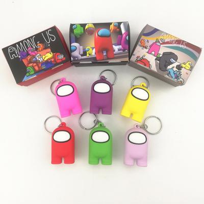 China 2021 Amazon Key Chain Hot Sale Among Us Toys Among Us Key Chain Decoration Gift For Children Kids Children's Day Gift for sale