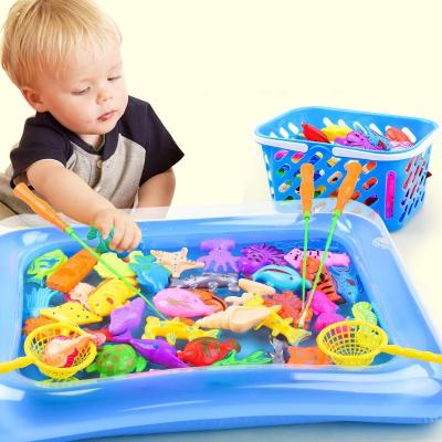 China Kids Summer Hot Sale Dolphin Rod Gift Toys Beach Kids Fishing Game Toy Magnet Fishing Toys Gift For Child for sale