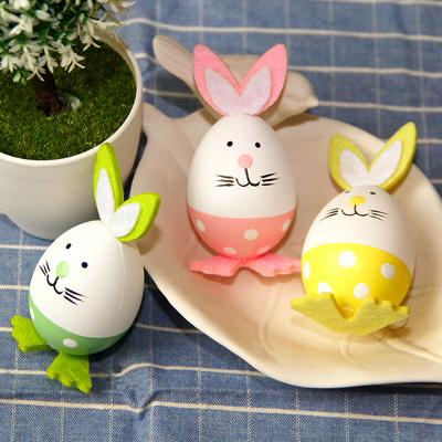 China 2021 New Happy Easter Decoration Or Gift Party Supplies Capsule Toy Easter Bunny Party Decoration Craft for sale