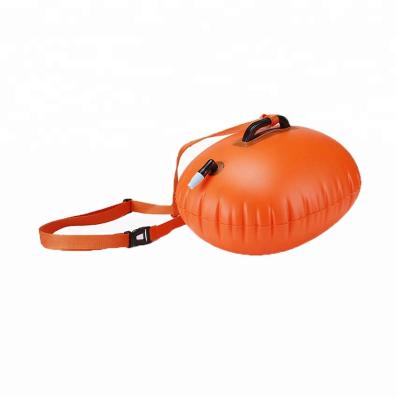 China Custom Logo Floating Safety Tow Swimming Floating Buoy Triathlon Open Water Sports for sale