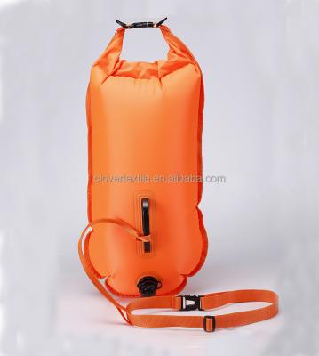 China Portable PVC Inflatable Swimming Floating Dag Open Water Swim Buoy Dry for sale