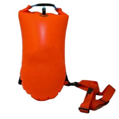 China Portable Custom Inflatable Water Swimming Buoy Open Water Swim Lifeguard Buoy for sale