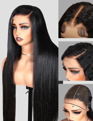 China 9x6 HD Lace Straight Wigs  Glueless Wigs Ready To Wear Human Hair for sale