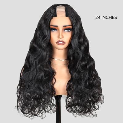 China Body Wave U Part Wig Human Hair Natural Color Wig 100% Human Hair for sale