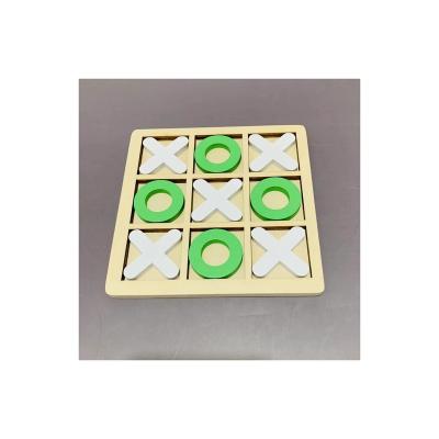 China Preschool Eductional Toys New Design Professional Educational Wooden Toy Toddler Learning Puzzle Board Tic-Tac-Toe Toy for sale