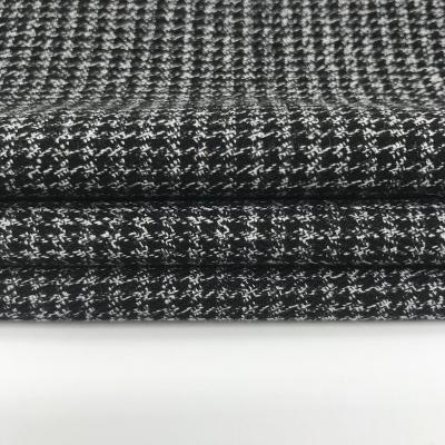 China JECA FIDELIS/20/56TFLC-ZS 65%Recycled Breathable Polyester 33% Viscose 2%elastan Fabric Yarn Dyed Woven Check Wholesale for sale