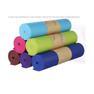 China New Hot Sale PVC Manufacture Custom Eco Friendly Pilates Yoga Mat Natural for sale