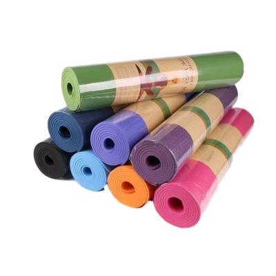 China New Hot Sale Custom Made Pilates Wholesale Custom PVC Pilates Mat Natural Eco Friendly Yoga Mat for sale