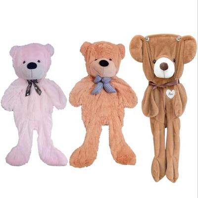 China Hot Selling Giant Teddy Bear Skin Unstuffed Unfilled Plush Animal Skins for sale