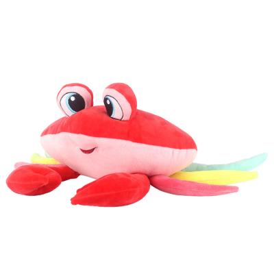 China New Promotion Plush Cushion Pillow Sea Animal Crab Soft Cuddly Stuffed Toy For Kids Gifts for sale