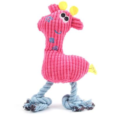 China Custom Eco-friendly Interactive Dog Pet Chew Toys Chick Shape Pet Rope Toys Viable Wholesale for sale