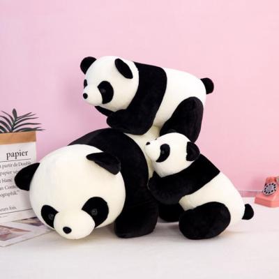 China New Realistic Cute Panda Plush Animal Toys Kawaii Stuffed & Plush Soft Toy For Gifts for sale