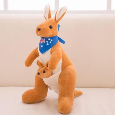 China 2022 Cartoon Kangaroo Plush Toy Cute Soft Plush Kangaroo Plush Toy For Children for sale