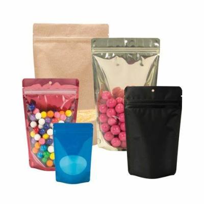 China Barrier Barrier PET PP AL Printing Stand Up Ziplock Plastic Packaging Pouch Bag with Zipper for Food Powder Snack Automatic Packing for sale