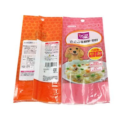 China Barrier Hot Selling Printed 9 kg 15 kg Plastic PPPET AL Barrier Side Gusset Packaging Pouch Bag for Pet Food Rice Automatic Packing for sale