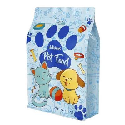 China Barrier Sell well Printed 9 kg 15 kg Plastic PPPET AL Barrier Side Gusset Packaging Pouch Bag for Pet Food Rice Automatic Packing for sale