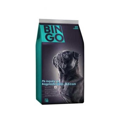 China Barrier Direct sale Printed 9 kg 15 kg Plastic PPPET AL Barrier Side Gusset Packaging Pouch Bag for Pet Food Rice Automatic Packing for sale