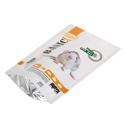 China Barrier Brand new Printed 9 kg 15 kg Plastic PPPET AL Barrier Side Gusset Packaging Pouch Bag for Pet Food Rice Automatic Packing for sale