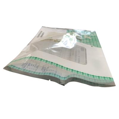 China Barrier Cheap Price Clear Plastic Frozen Dumpling Food Packaging Bags with Back Sealed Pouch For Frozen Food Packaging for sale