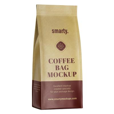 China Moisture Proof Custom Logo Printed Flexible Laminated Plastic Packaging Side Gusset Bag for Coffee for sale