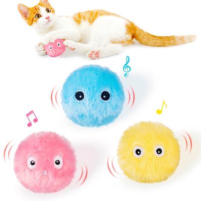 China Realistic Simulation Healthy Toys for Cat Kitten Smart Cat Toys Interactive Ball Catnip Cat Training Toy Pet Squeaky Toy for sale