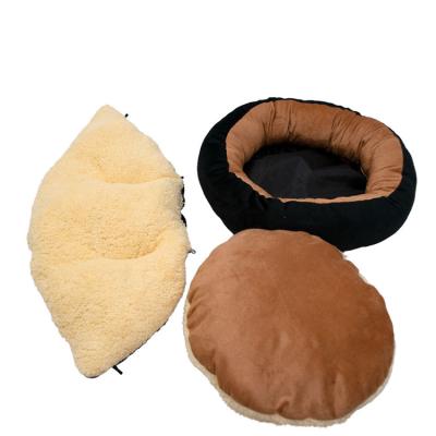 China Rectangle Viable Cave Anti-Anxiety Heat Washable Cat Puppy Beds Hooded Blanket Machine for sale