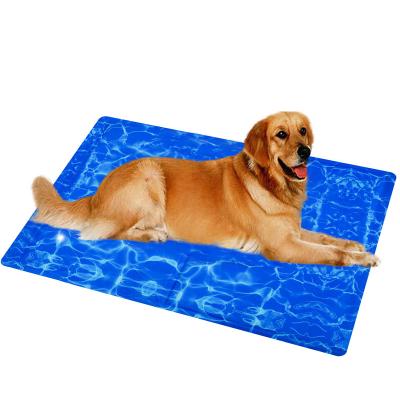 China Dog Cold Ice Protector Summer Gel Soft Cooling Self Cooling Mat Pet Ice Pad Mattress Mat Cool Bed for sale