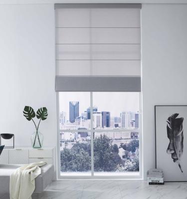 China New Pattern Dip Coating Translucent Translucent Roman Shades PH-611 For Window Decoration for sale