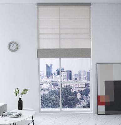 China New translucent Roman Blind pattern PH-12 dip coating for translucent light gray, heat resistant and breathable window decoration for sale