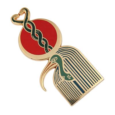 China Worldwide Good Quality Custom Metal Crafts Decorative Hard Enamel Lapel Pin for sale