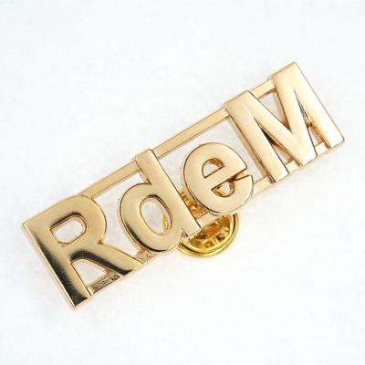 China Worldwide Wholesale Cheap Metal Lapel Pin Badge Custom Shoulder Title Badge for sale