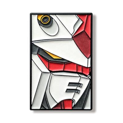 China Worldwide Hot Sale Metal Badge Customized Anime Pins Ultraman Cartoon Pin Lapel Pin With Back Map for sale