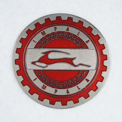 China Worldwide Metal Badge Factory Chrome Plating Custom Car Grill Emblem Badges for sale