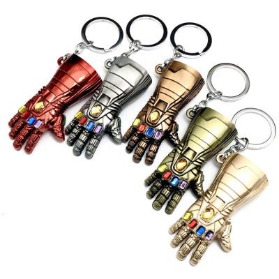 China America Trend Iron Man Gloves Key Chain 2022 Colorful Custom Fashional Luxury Key Chain for sale