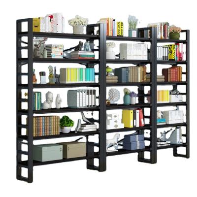 China (Other)Wrought Iron Household Display Shelf Adjustable Single Layer Steel Partition And Wood Storage With Cabinet Storage for sale