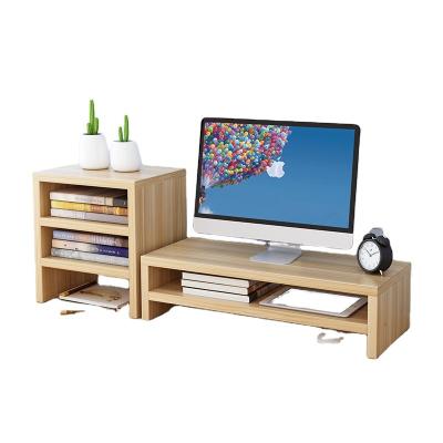 China Minimalist Desk Stand Desktop Storage Rack Base Bracket Computer Desk Computer Raised Height Increasing Screen for sale