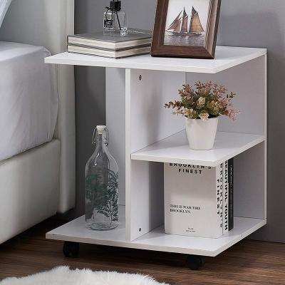 China White Drawer Adjustable Cabinet Small Bedside Table (Other) Small Side Table Nightstand Storage Shelf for sale