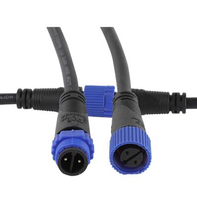 China Automotive Factory Customized M15 Waterproof Underwater Lighting Power Connection Cable Connector for sale