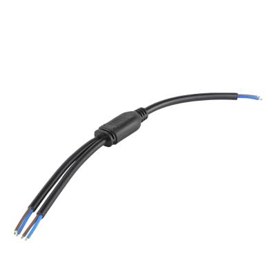 China Automotive Electrical Wire Connector 3pin Led Light Dispenser Wire Lock 1 Output 4 Left Circular Outdoor Cable Connector for sale