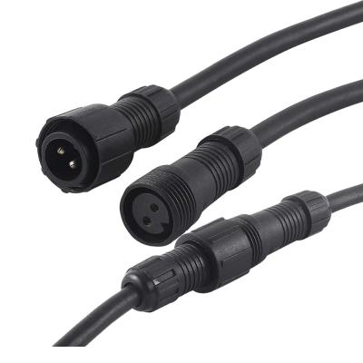 China M19 Automotive Connector Male And Female Waterproof Power Connector For Outdoor LED Lighting for sale