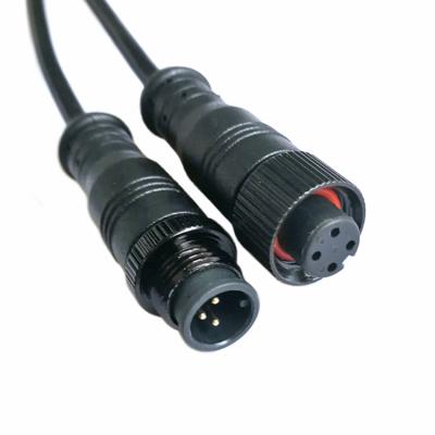 China Automotive China Manufacture 2 3 Pins M12 Waterproof Male Female Poles IP67 IP68 Cable Connector for sale