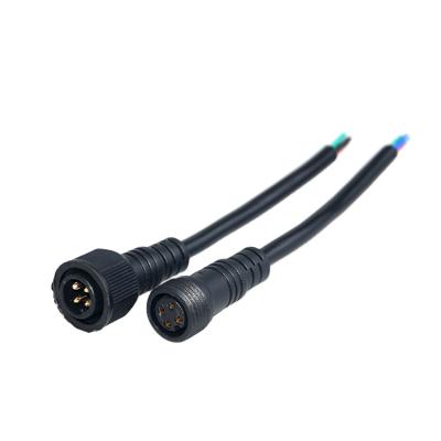 China Customized high quality plastic pvc automotive led lightweight 2pin 3pin 4pin led waterproof connector for sale