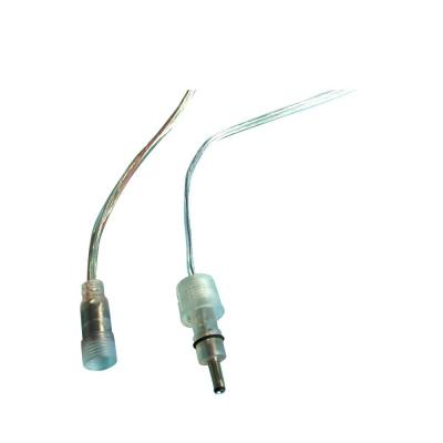 China DC5521 Automotive Cable DC Connector Transparent Waterproof Connector For LED Light for sale